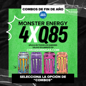 Combo Monster Energy 4xQ85