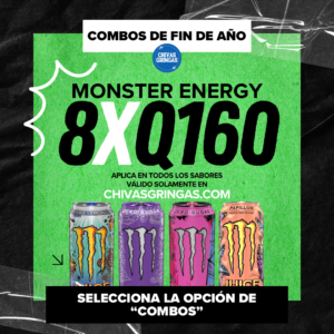 Combo Monster Energy 8xQ160