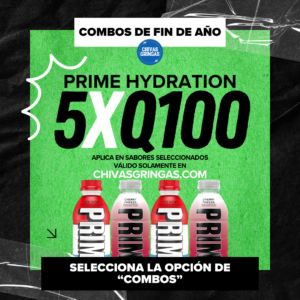 Combo Prime Hydration ICE POP + CHERRY FREEZE 5 x Q100